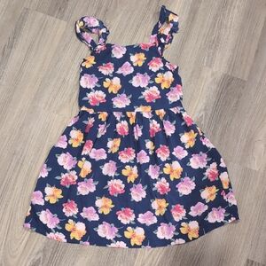 Carter's Navy Floral Kids Dress Size 10